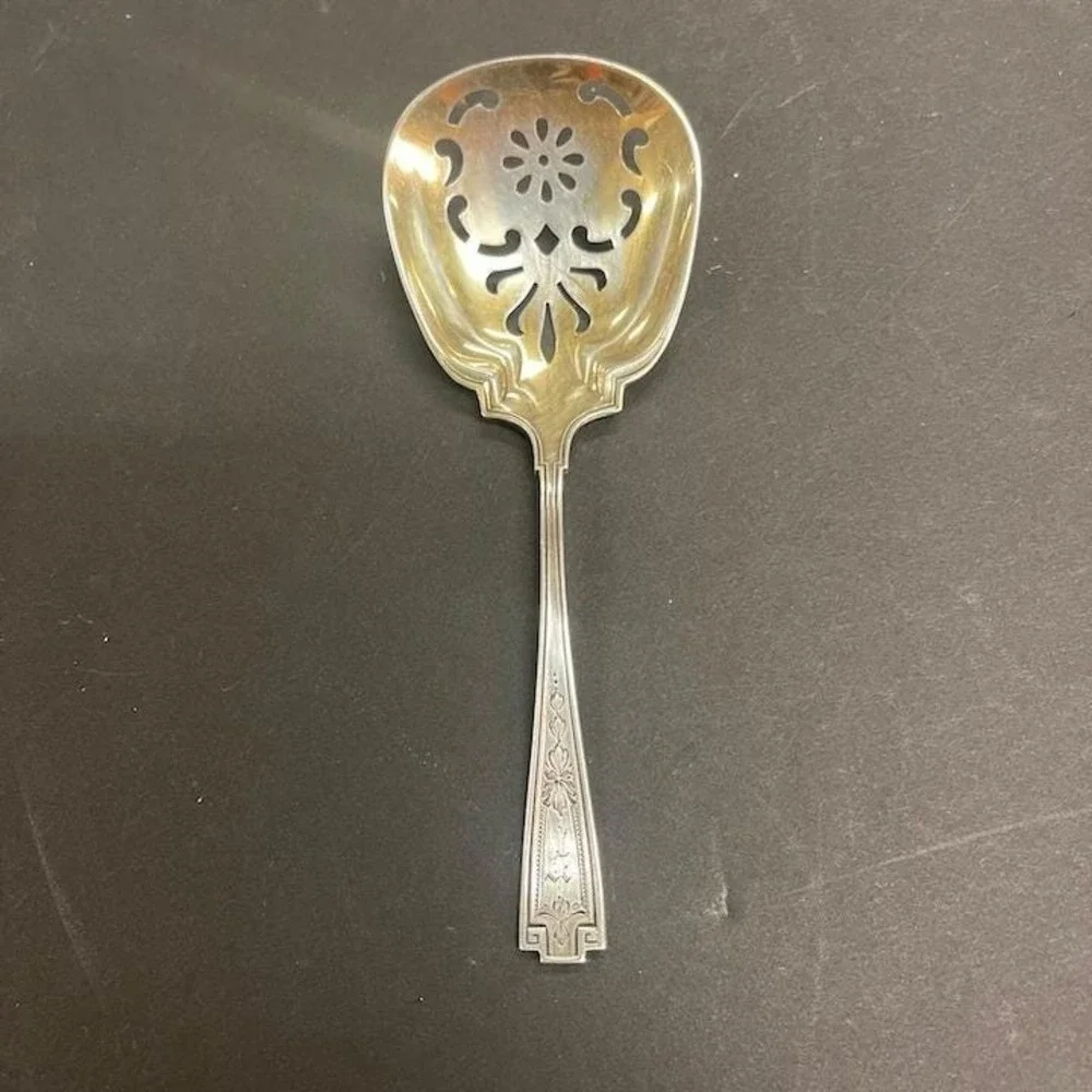 Gorham Antique Sterling Silver Etruscan Bon Bon or Nut Spoon TSP